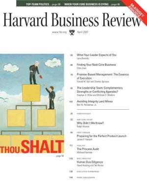 Havard Business Review 2007 April