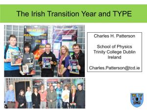 The Irish Transition Year and TYPE