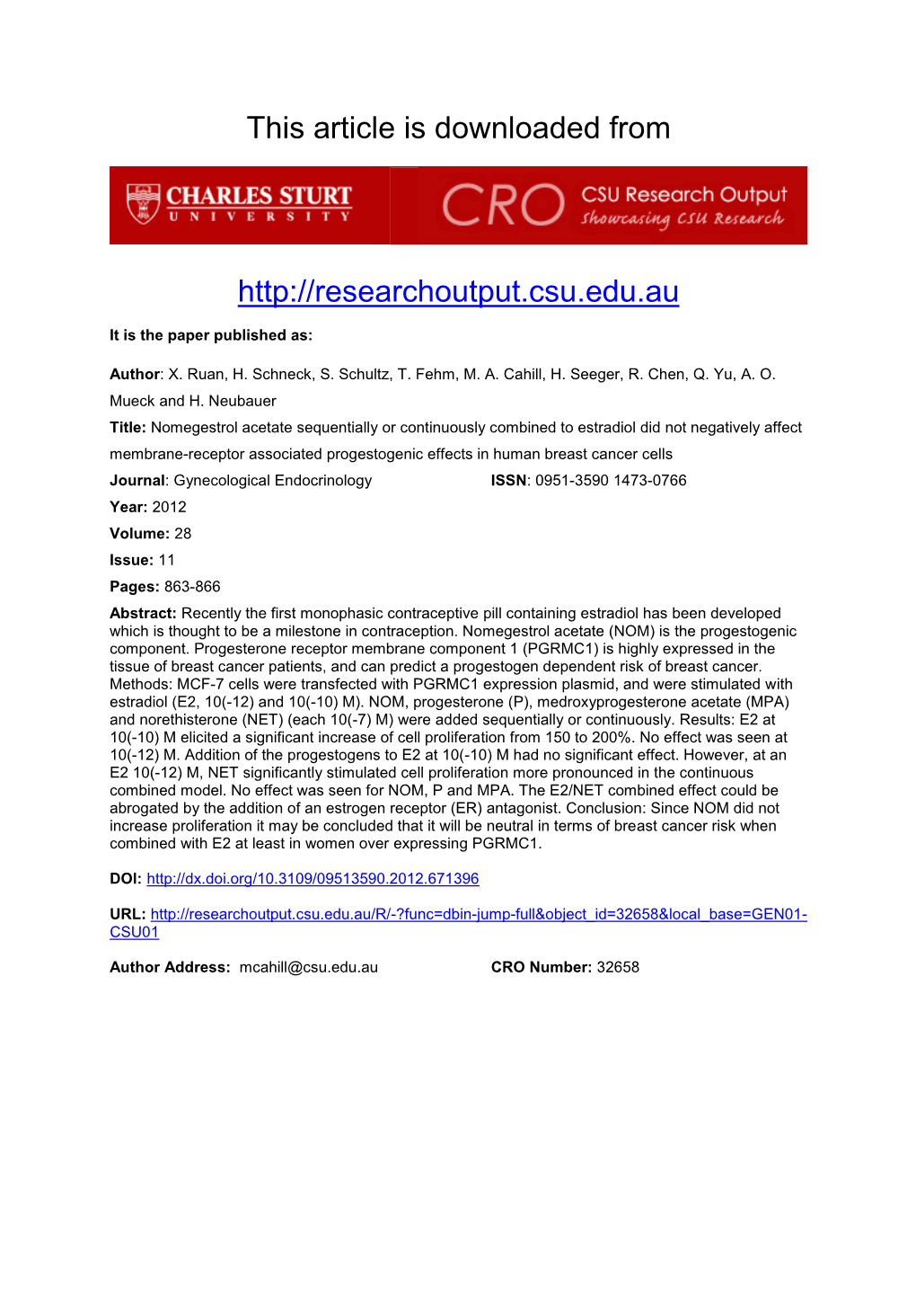 Nomegestrol Acetate Sequentially Or