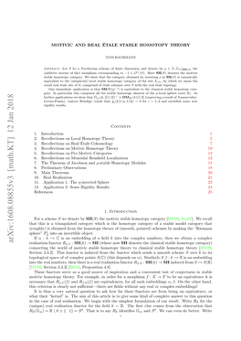 Motivic and Real Etale Stable Homotopy Theory