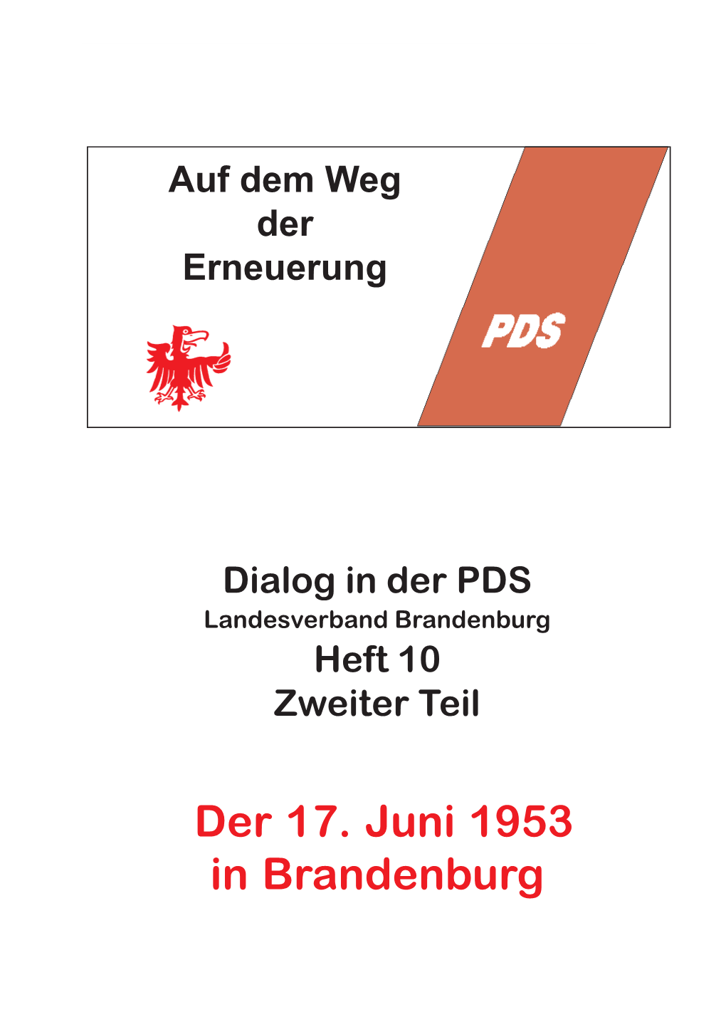 17. Juni 1953 in Brandenburg 17