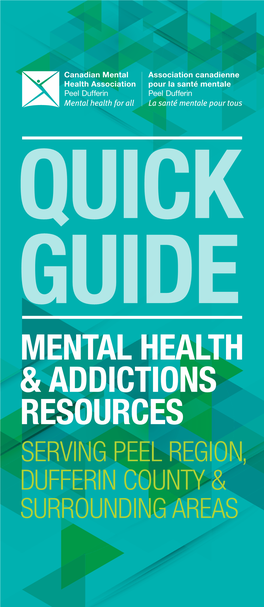 Mental Health & Addictions Resources