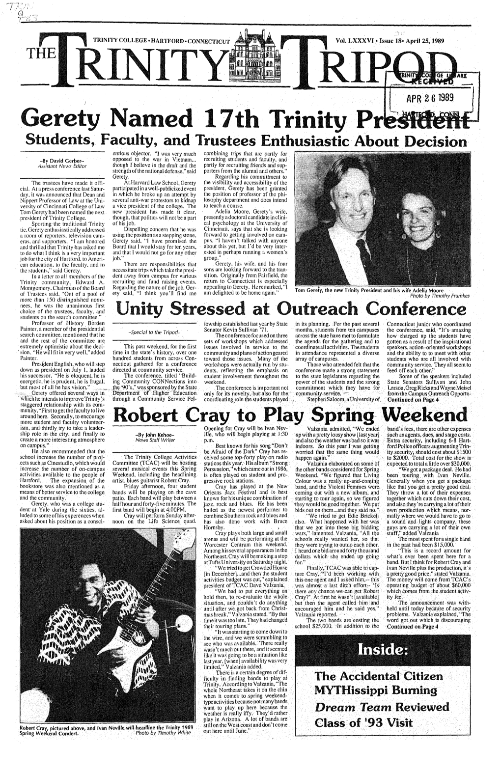 Trinity Tripod, 1989-04-25