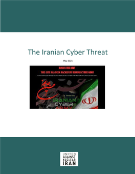The Iranian Cyber Threat