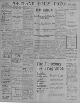 Portland Daily Press: October 31, 1900
