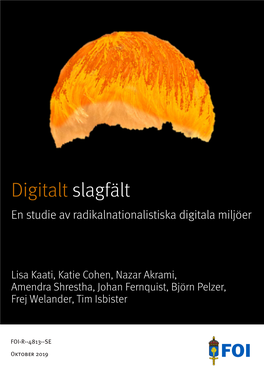 Digitalt Slagfält – En Studie Av Radikalnationalistiska Digitala Miljöer