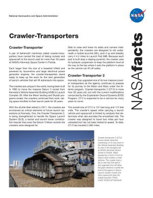 Crawler-Transporters Fact Sheet