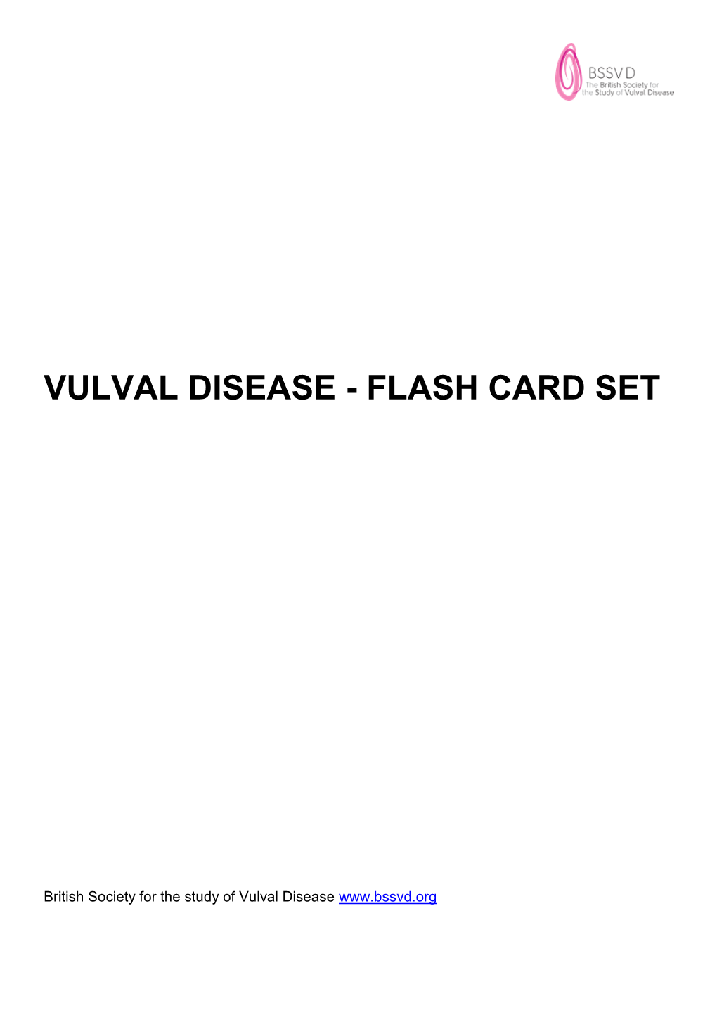 Vulval Disease - Flash Card Set