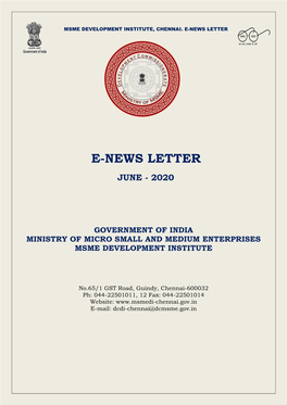 E News Letter June 2020