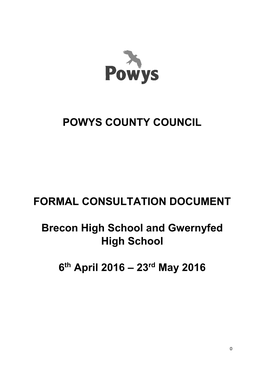 Powys County Council Formal