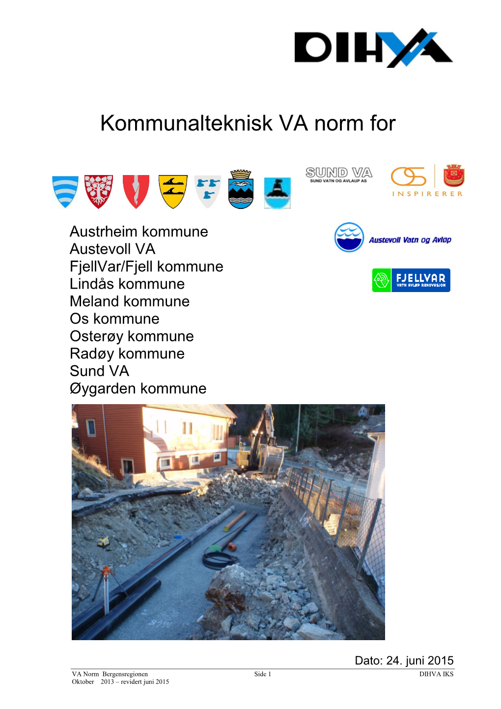 Kommunalteknisk VA Norm For