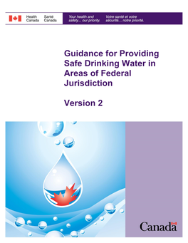 Guidance for Providing Safe Drinking Water in Areas of Federal Jurisdiction