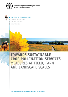 Towards Sustainable Crop Pollination Services Measures at Field, Farm and Landscape Scales