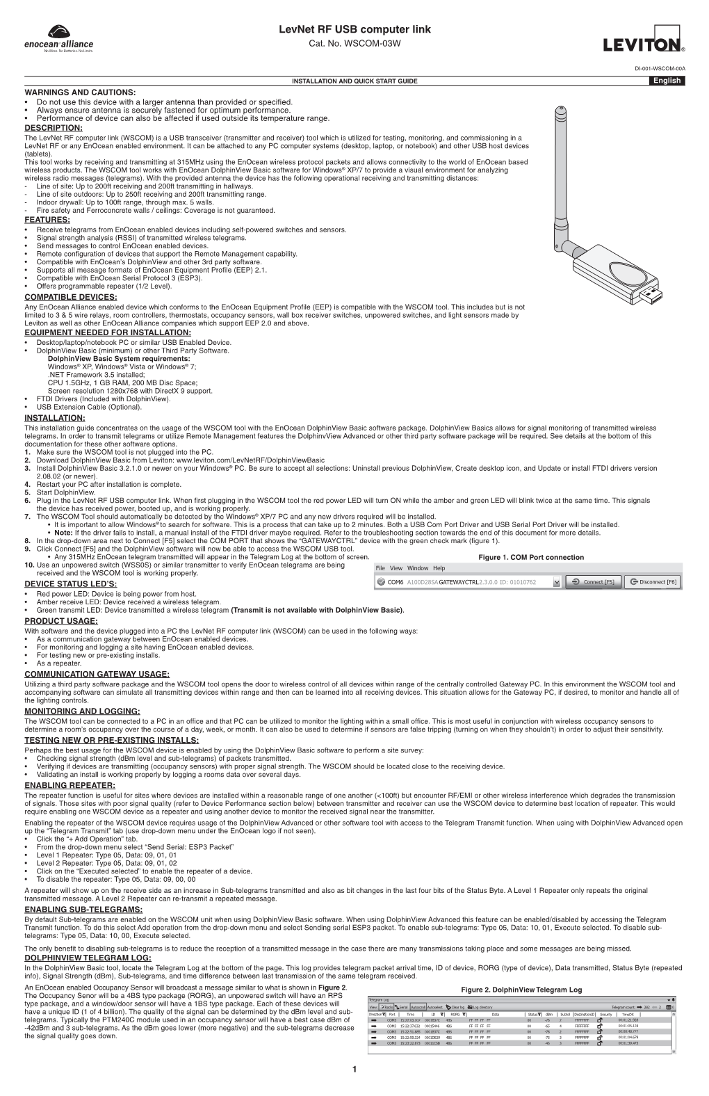 Levnet RF USB Computer Link Cat