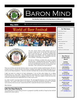 E:\My Documents\Beer Barons\Baron Mind\Issues\2004\Bm200405.Wpd
