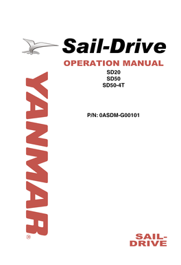 Sail-Drive OPERATION MANUAL SD20 SD50 SD50-4T