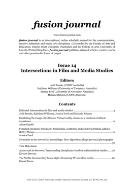 Intersections in Film and Media Studies