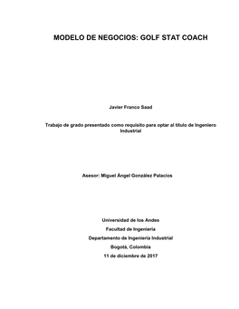 Golf Stat Coach