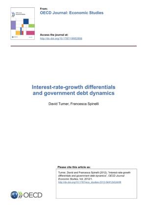 Interest-Rate-Growth Differentials and Government Debt Dynamics