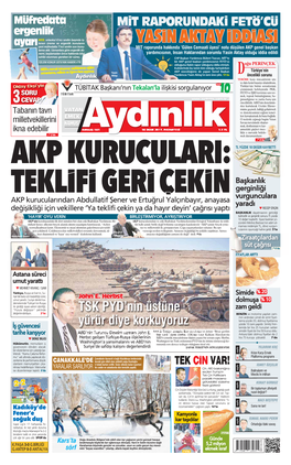 TSK PYD'nin Üstüne Yürür Diye Korkuyoruz