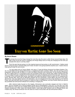 Trayvon Martin: Gone Too Soon