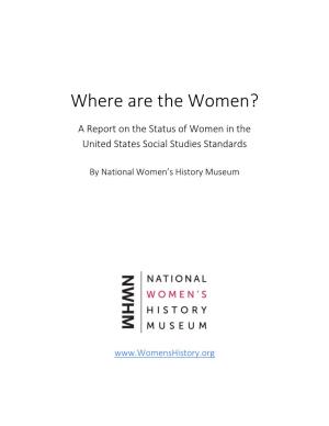 A Report on the Status of Women in the United States Social Studies Standards
