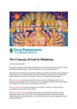 The Concept of God in Hinduism