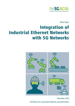 WP 5G Integration of Industrial Ethernet Networks With