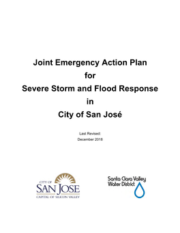 Joint Emergency Action Plan for Severe Storm and Flood Response in City of San José