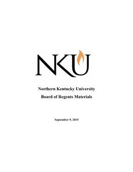 Northern Kentucky University Board of Regents Materials
