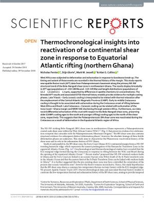 Thermochronological Insights Into Reactivation of a Continental Shear