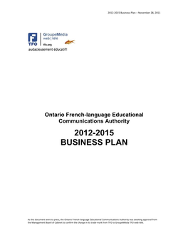 Pdf Business Plan 2012-13