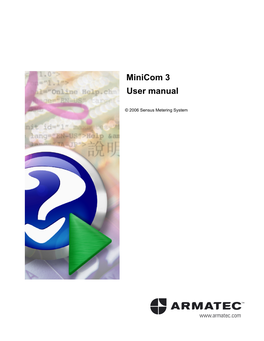 Minicom 3 User Manual