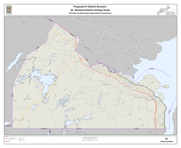 34 - Electoral District of Kings South 2018 Nova Scotia Electoral Boundaries Commission
