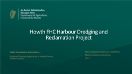 Howth FHC Harbour Dredging and Reclamation Project