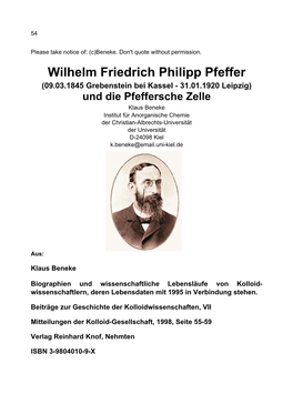 Wilhelm Friedrich Philipp Pfeffer