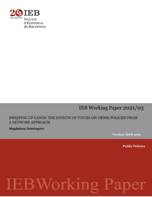IEB Working Paper 2021/03