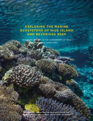 Exploring the Marine Ecosystems of Niue Island and Beveridge Reef