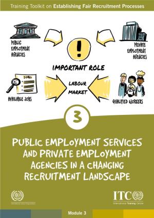 Public Employment Services and Private Employment Agencies in a Changing Recruitment Landscape