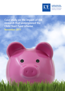 Case Study on the Impact of IOE Research That Underpinned The