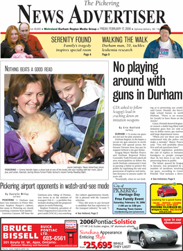 No Playing Around with Guns in Durham