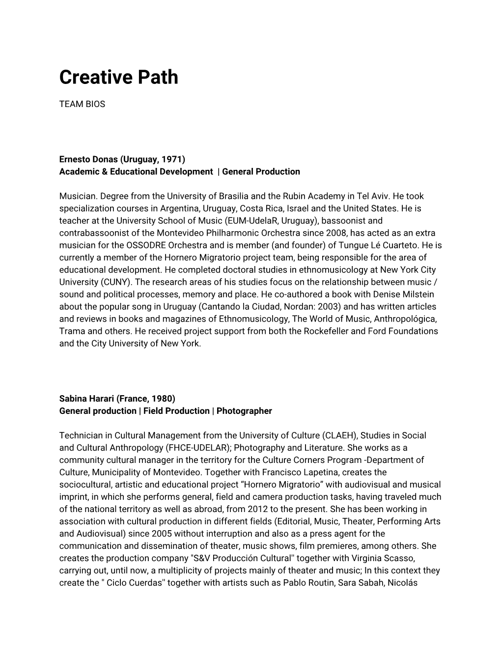 Creative Path