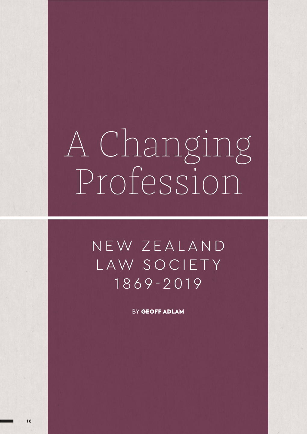 New Zealand Law Society 1869-2019