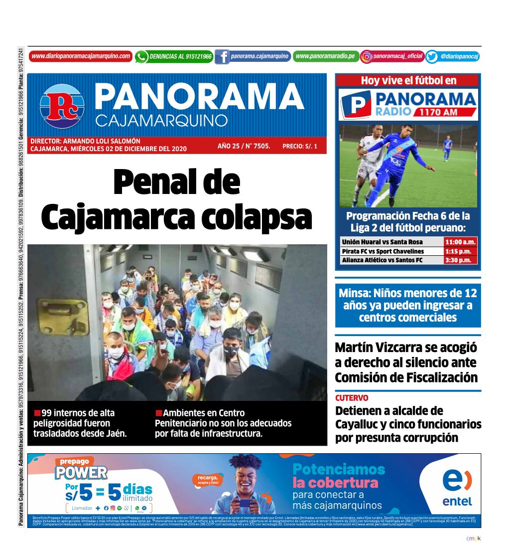 Penal De Cajamarca Colapsa