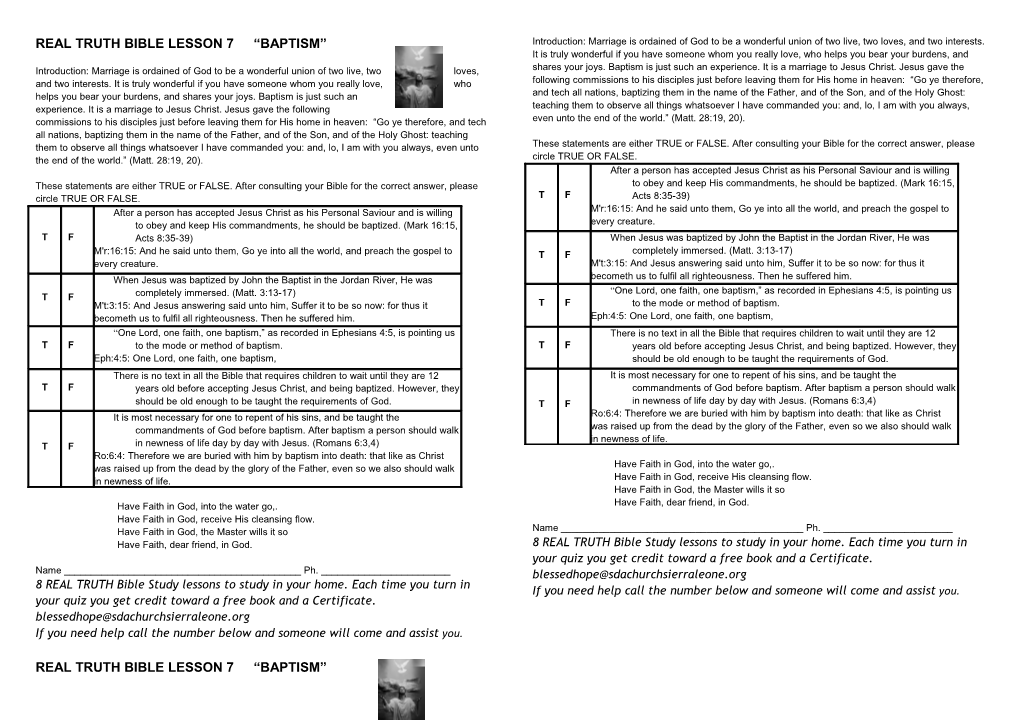 Glimpses of Our God Adult Bible Study Guide 2012 Quarter 1