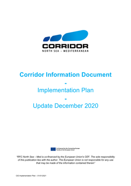 Implementation Plan - Update December 2020
