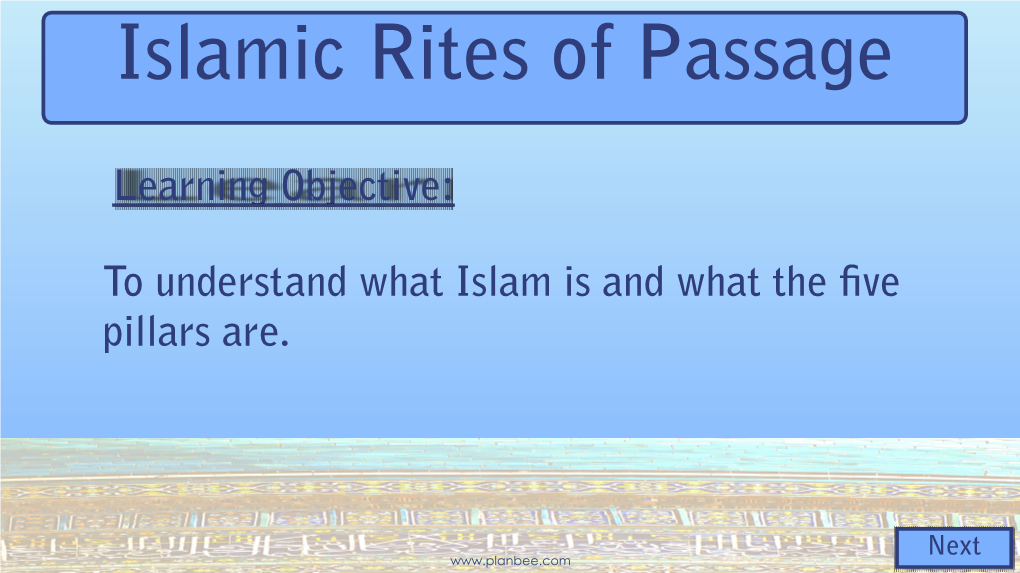 Islamic Rites Of Passage Docslib 