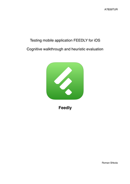 FEEDLY for Ios