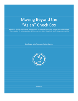 Moving Beyond the “Asian” Check