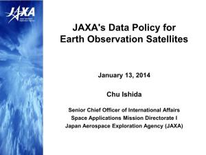 JAXA's Data Policy for Earth Observation Satellites